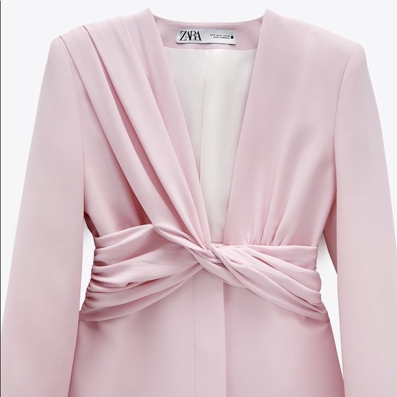 Zara Draped Blazer Jacket Dress - Picture 13 of 16